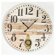 Стенен часовник 1xAA Ø 58,2 см бежов