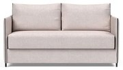 Кремав разтегателен диван 150 cm Luoma – Innovation