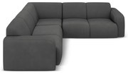 Тъмносив ъглов диван (променлив/L форма) Molino – Micadoni Home