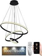 Brilagi - LED полилей с възможност за димиране на кабел CIRCLE LED/90W/230V 3000-6500K + дистанционно управление