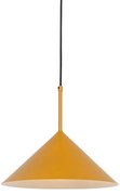 Дизайнерска висяща лампа жълт триъгълник - Triangolo