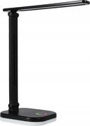 LED RGBW димируема настолна лампа с безжично зареждане LED/7W/5V USB черна