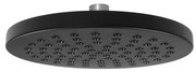 Aqualine - Горен душ Ø 20 см матов черен