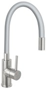 FERRO - Кран за мивка с гъвкаво рамо неръждаем/сив