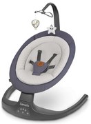 Lionelo - Детска люлка с мелодия RALF 4xAA графитено сиво + дистанционно управление