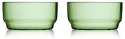 Зелени стъклени купички в комплект от 2 бр. 500 ml Torino – Lyngby Glas