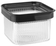 Horecano - Пластмасова кутия за съхранение квадратна 550мл 11,3x11,3xh8,3см антрацит HOME-(32106A)