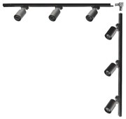 Zuma Line 3566 - Точково осветително тяло за шинна система TORE 6xGU10/35W/230V, черно