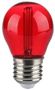 LED Крушка FILAMENT G45 E27/2W/230V червен