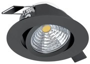 Eglo 33997 - LED Димируема лампа за вграждане SALICETO LED/6W/230V черен