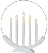 Бяла коледна светлинна украса Brace – Star Trading