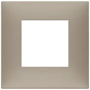 VIMAR 09662.12 Декоративна рамка технополимер, 2M, Гълъбово сив мат, NEVE UP