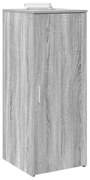 859038 vidaXL Шкаф за съхранение, сив сонома, 40x45x103,5 см, инженерно дърво