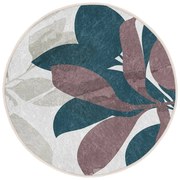 Кръгъл килим подходящ за пране и за прахосмукачки роботи ø 120 cm Comfort – Mila Home