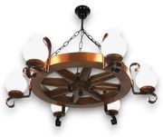 Brilagi - Пендел ROATA 6xE14/40W/230V бук/орех