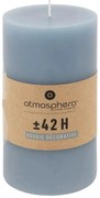 Свещ без аромат atmosphera Hugo, Кръгла, 7x13 cm - Син
