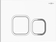 Mexen Tex 03 бутон за промиване, бял гланц - 6103-01