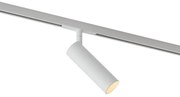 Модерен бял прожектор за 1-фазна релсова система GU10 35mm - Slimline Uzzy