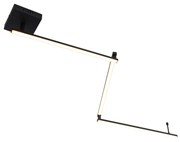 Таванна лампа черна 150,8 см с LED 3-степенна димираща регулируема - Annuschka