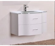 Конзолен PVC шкаф ICP 8080W с умивалник, 80x50x50см