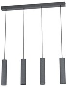 Eglo 39822 - LED Висящ полилей MENTALONA 4xGU10/4,5W/230V