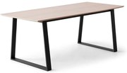 Сгъваема трапезна маса с дъбов плот в естествен цвят 100x210 cm Meza – Hammel Furniture