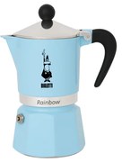 Bialetti - Кафеварка Rainbow Azzurro, за 3 кафета