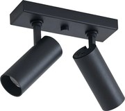 Модерна таванна лампа черна вкл. LED димируема 2-лампи - Tate