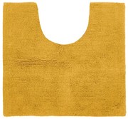 Жълта изтривалка за баня в цвят охра 50x45 cm Riva - Tiseco Home Studio