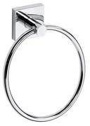 Сребрист държач за кърпи 16,8x18,8 cm