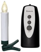 Комплект от 10 LED свещи с дистанционно управление Вал, височина 13,5 cm - Star Trading