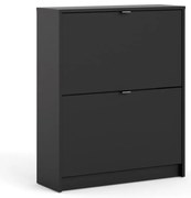 Черна накланяща се стойка за обувки Shoes – Tvilum