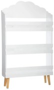 Детска библиотека atmosphera Cloud, MDF - Бял