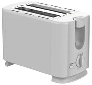 Тостер за хляб Rosberg R51440G, 700W, 2 филии, 6 нива, Ненагряваща се външна повърхност, Бял