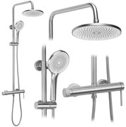 Комплект за душ Rea Foss Clif Brush Nickel