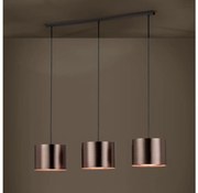 Eglo 39357 - Пендел SAGANTO 1 3xE27/60W/230V меден