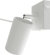 Бял метален прожектор ø 6 cm Etna – Sollux