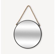 Atmosphera - Огледало EDEN Ø 38 см черен