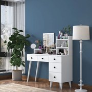 Тоалетка Bj101, цвят Бял