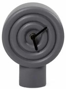 Керамичен настолен часовник 16 см 1xAA сив