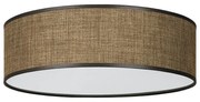Плафон МЕТРОПОЛ, абажур Сами Кафяв