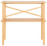 Бамбукова конзолна маса в естествен цвят 32x83 cm Manaus – House Nordic