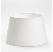 Резервен абажур за настолна лампа LORENZO E27 20x26 см бял