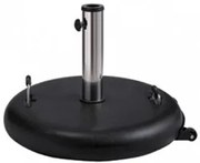 Стойка за чадър кръгла 40кг - Черна