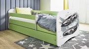 Детско легло Babydreams Cartoon-Prasino-160 x 80-Auto