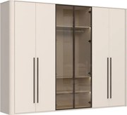 Гардероб Dutchess шесткрил 2 стъкло