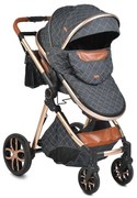 Moni  -  Комбинирана детска количка Alma черен