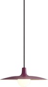 Ретро висяща лампа лилава за релсова система 1-фазна - Slimline Panzi