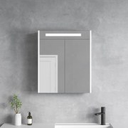 Огледален PVC шкаф ICMC 4650 60 с LED осветление, 60x16x70см