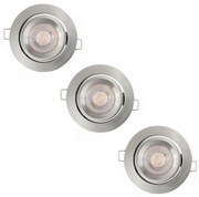 Ledvance - К-кт 3бр. LED димируеми лунички SIMPLE LED/4,9W/230V